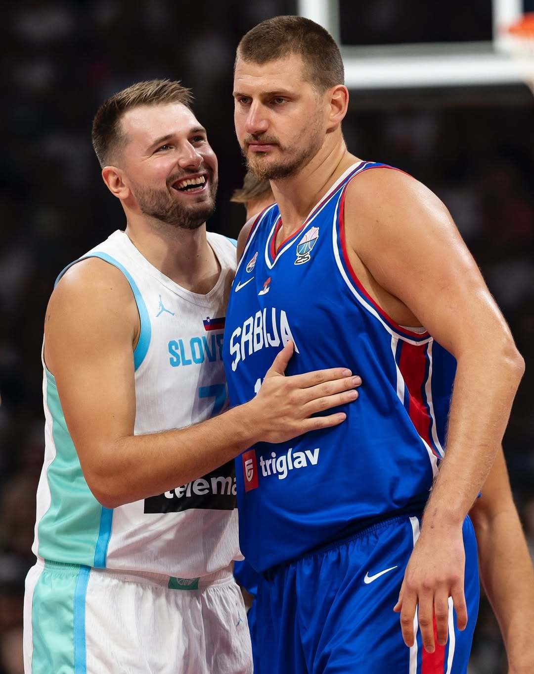 热身赛-约老师10分东契奇17+7 塞尔维亚大胜斯洛文尼亚