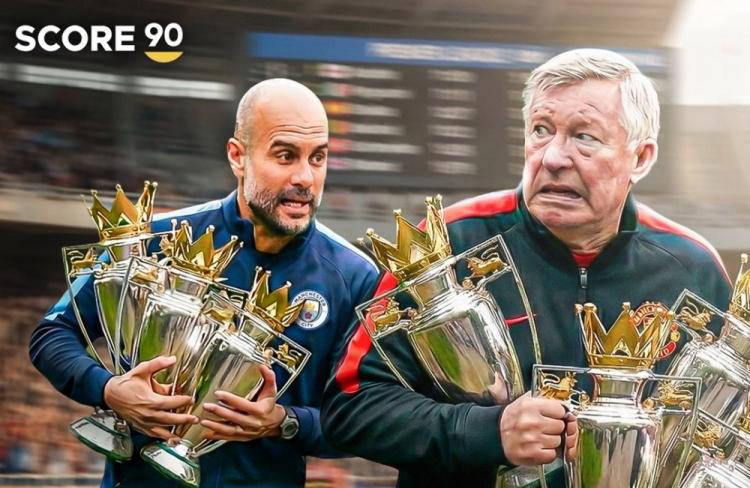 瓜迪奥拉紧随弗格森之后，欧洲五大联赛主帅联赛冠军数排行榜大揭秘